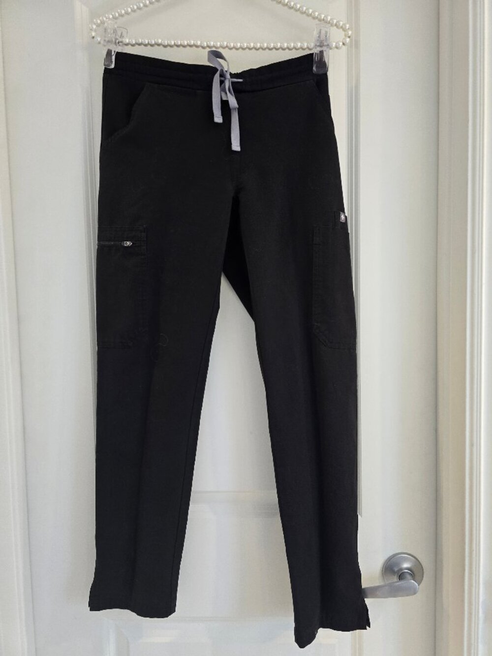 Figs Womens Black Yolo Scrub Pants Size XXSP